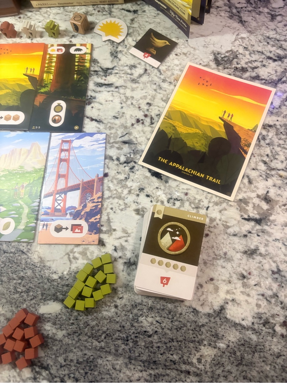 T Trails National Parks Strategy Card Game Complete Keymaster Games Ages 10+ - Picture 6 of 10